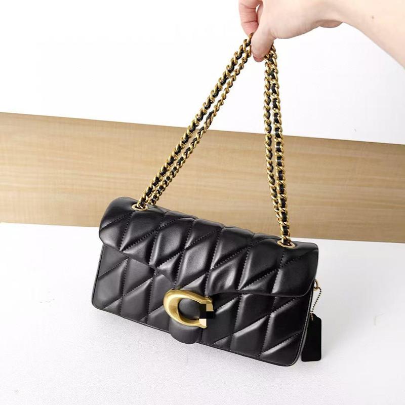 Coco C 新しい菱形キルティングタビーストライプスモールフレグランスチェーンボーエンバッグ脇の下ショルダークロスボディレディースバッグ|undefined