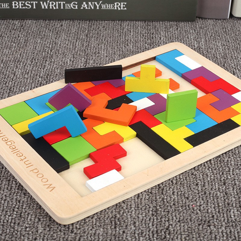 Cuadro de madera para niños Educación temprana Puzzle juego divertido Jardín de infantes desarrollo de juguetes inteligentes fábrica al por mayor