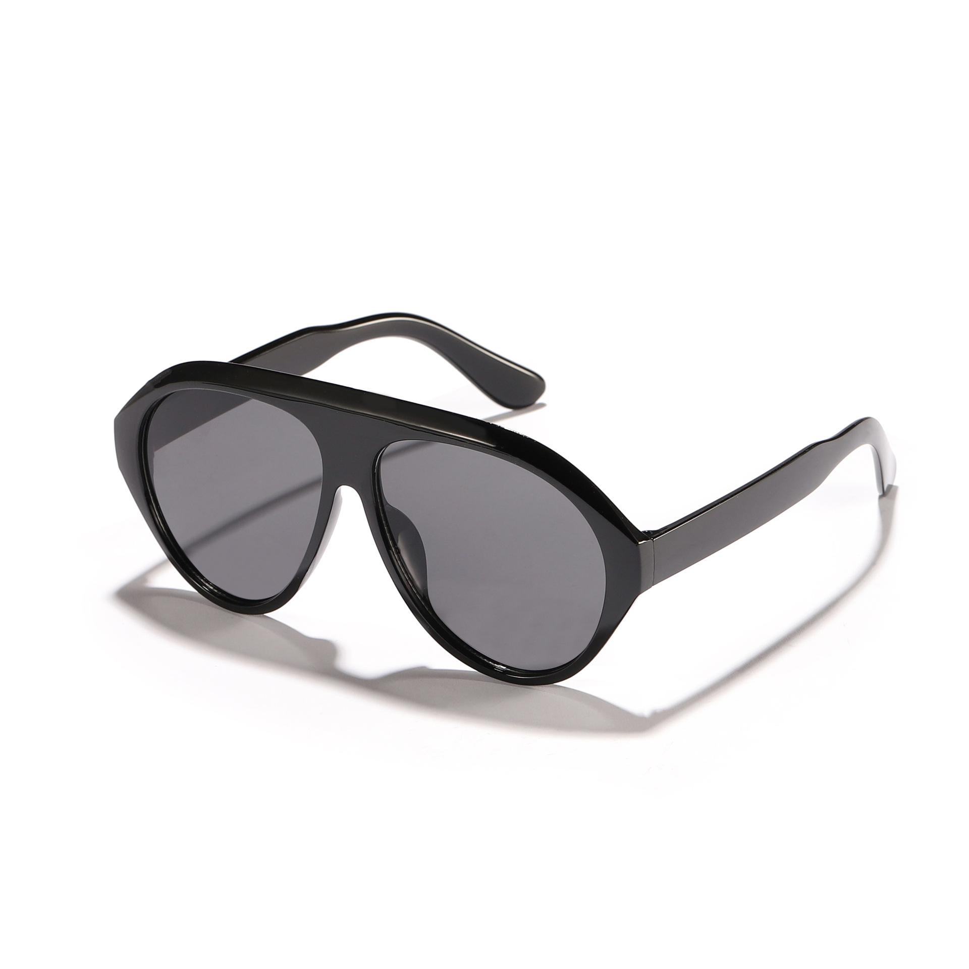 La cara grande es delgada y la tendencia del espejo de sapo, sombrilla personalizada, gafas de sol a prueba de rayos UV, fiesta de fiesta, gafas de moda