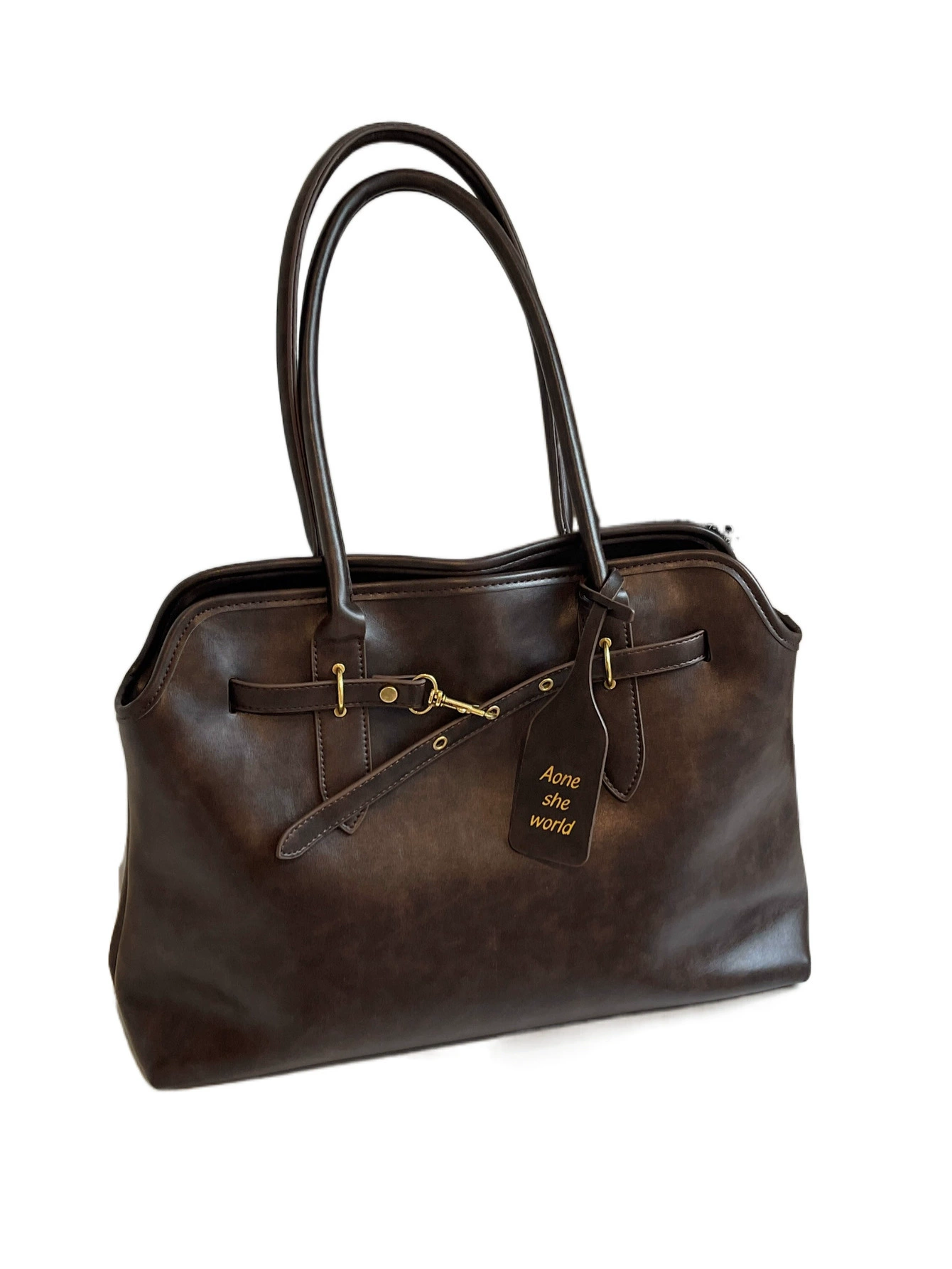 Retro handheld shoulder bag, underarm bag, high-end