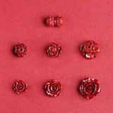 Природная руда, аксессуары в форме цветка, цвета киновари, прямые продажи с завода