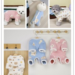 狗狗衣服宠物服装小型犬猫咪秋冬保暖舒适厂家直销25包肚四腿绒衣