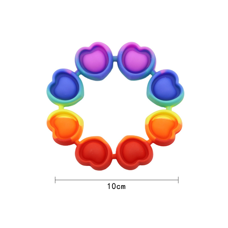 Amazon ratas de explosión pionero pulsera de arco iris de moda versátil pulsera de amor amor pulsera