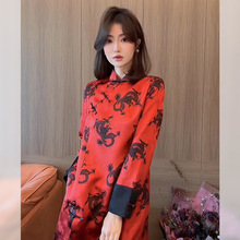 ���������}�Qϲ�c�tɫ�B��ȹŮ2025�¿�͹Ň��L����ʽ��������ȹ