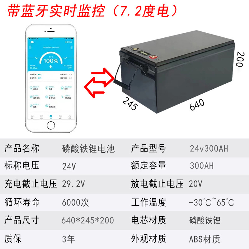 外贸铅改锂电池12v300AH24V48伏磷酸铁锂大容量房车基站储能批发|undefined