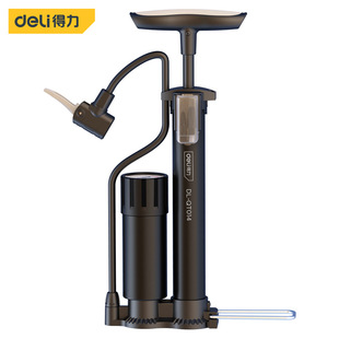 Deli tool DL-QT014 pump **38 * 260mm short double pressure increasing with watch