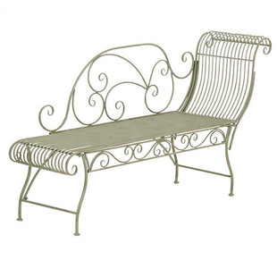 Wrought Iron Sofa Outdoor Double Seat Garden Assembly Bench Courtyard American Style European Style Park Bench