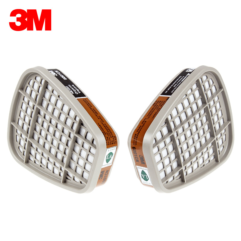 Caja de filtro de veneno 3M 6001CN / 6002 / 6003 / 6004 / 6005 / 6006 / 6007 Accesorios de filtro de máscara de gas