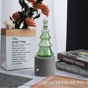 Super Spray Solid Wood Aromatherapy Machine Glass Bottle High Borosilicate Glass Cold Fragrance Instrument Replacement Accessories Container High-End