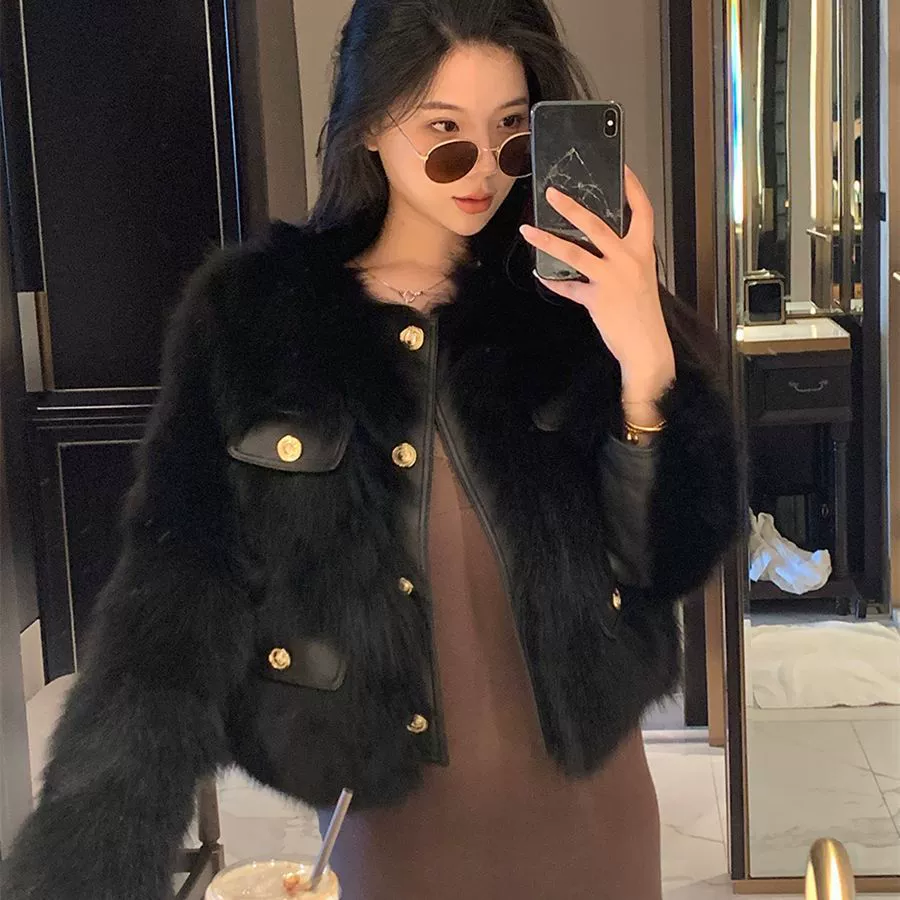 Модная осенняя демисезонная короткая куртка, в стиле Chanel, для подростков, увеличенная плотность
