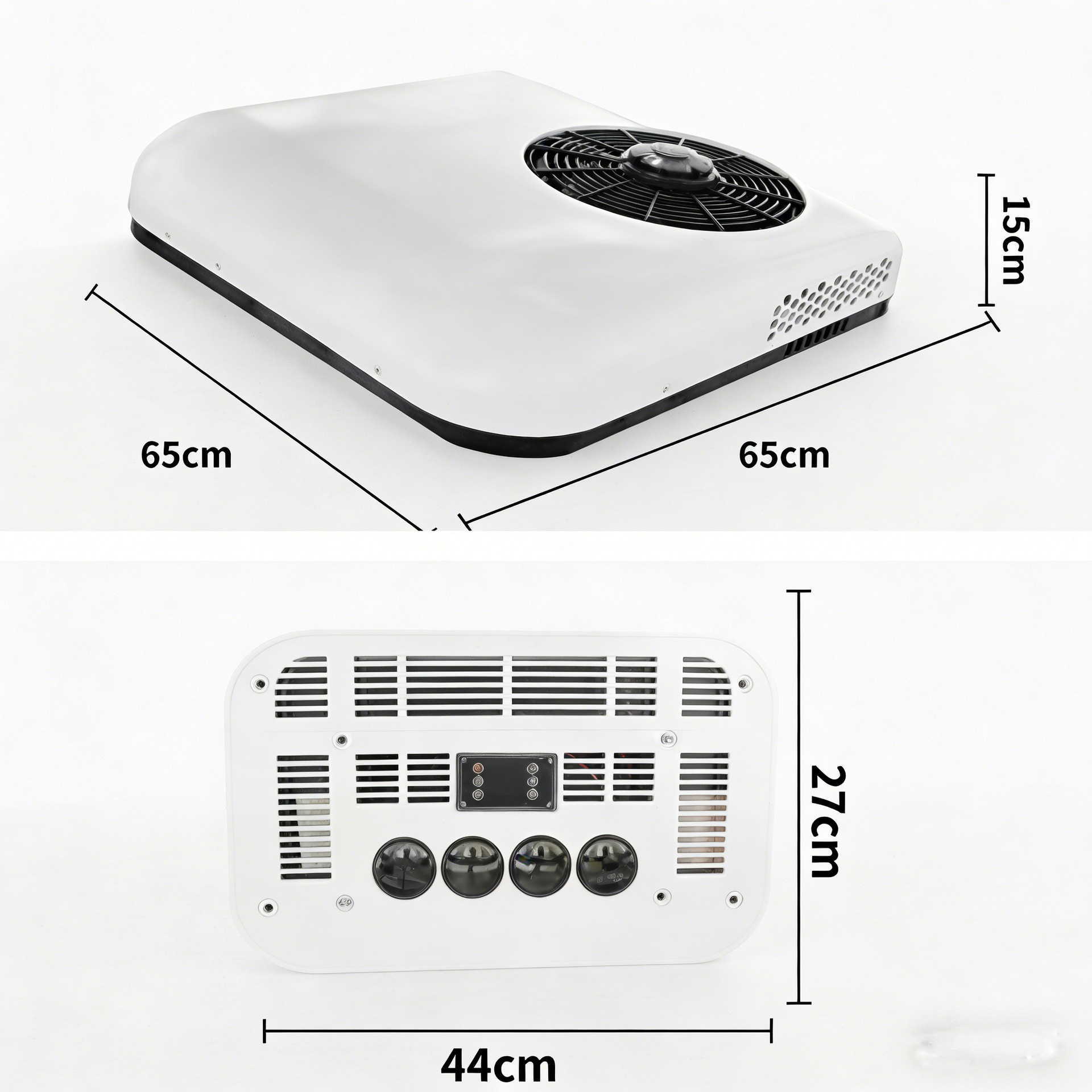 24V Parking Air Conditioner for Rvs and Light Trucks, Roof-Mounted Integrated Unit, 12V Electric Parallel Connection, Intelligent Variable Frequency Pressure, Cross-Border