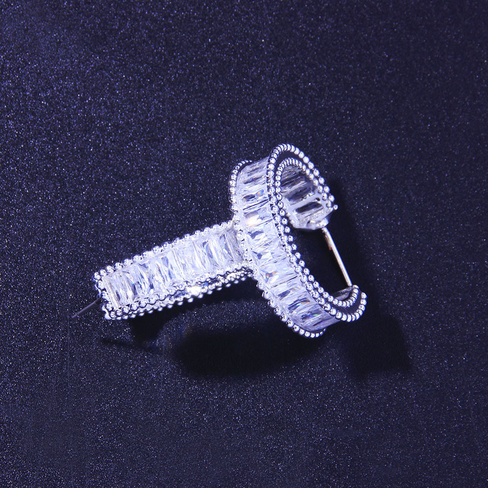 Earrings Classification Simple Style Round Copper Sole Plating Zircon Earrings 1 Pair
