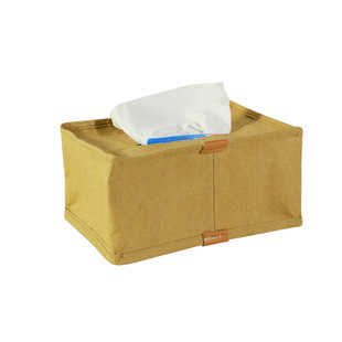 European and American Retro Kraft Paper Box Trendy Household DuPont Paper Storage Box Cross-border Amazon Paper Storage Box