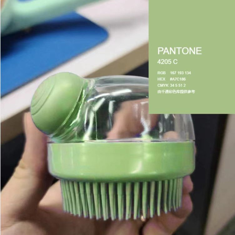 Cepillo de baño verde