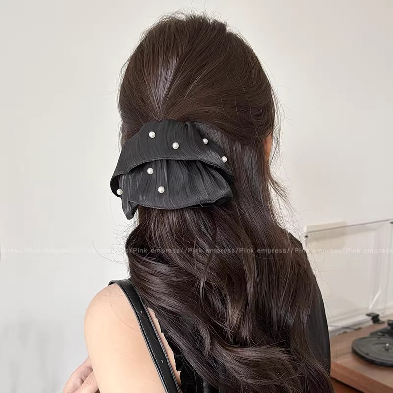 2026 nuevo estilo coreano super grande anillo de pelo intestino grande niñas de alto nivel de sensación de cabello de flores cuerdas de cabello de cordón de goma adornos para el cabello