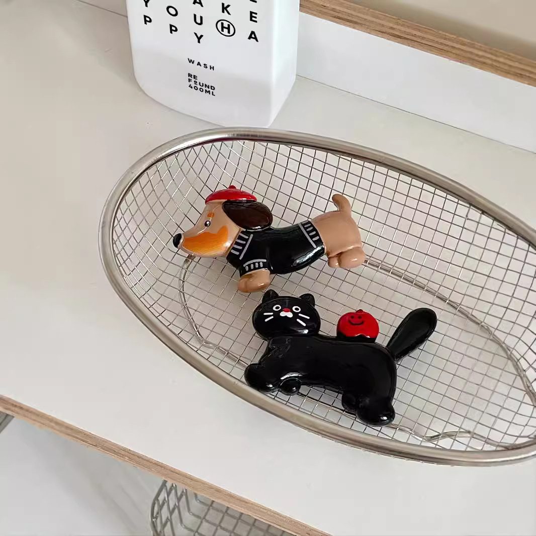 주방 LELE DACHSHUND 마그네틱 크리에이티브 크리에이티브 냉장고 자석 도매 저작권 제품 모방은 조사해야합니다