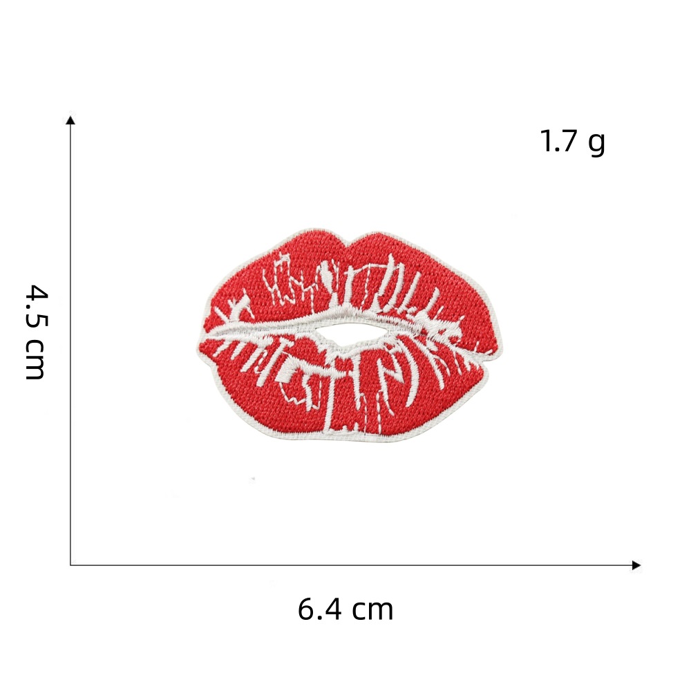 红色系列布贴7#