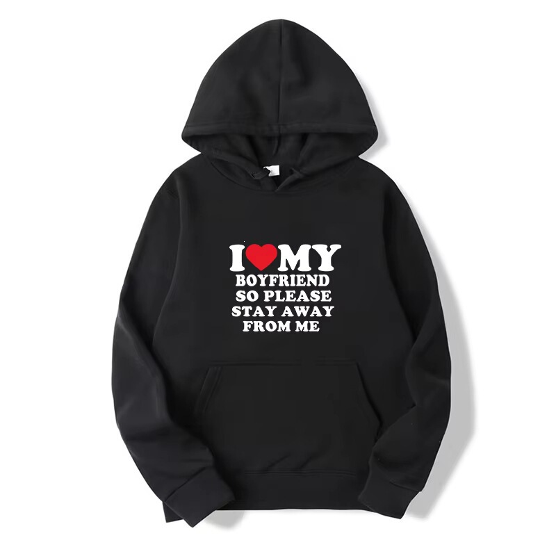 【Cross-Border European Sizes】I Love My Boyfriend's Clothes, I Love My Girlfriend's Shirts, so Please Leave Me Alone 【Cross-Border European Sizes】I Love My Boyfriend's Clothes, I Love My Girlfriend's Shirts, so Please Leave Me Alone