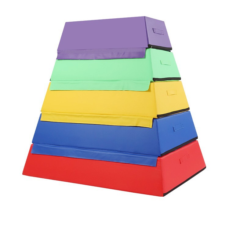Children's pommel horse goat jumping jump obstacle kindergarten early education software vault box system training equipment