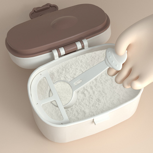 Baby Milk Powder Box Portable Outward Packing Moisture-proof Sealing Packing Box Storage Tank Baby Food Rice Powder Packing Box 