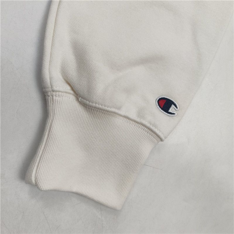 Champion Men's Pullover Hooded Sweatshirt European Style Loose Casual Round Neck Sportswear