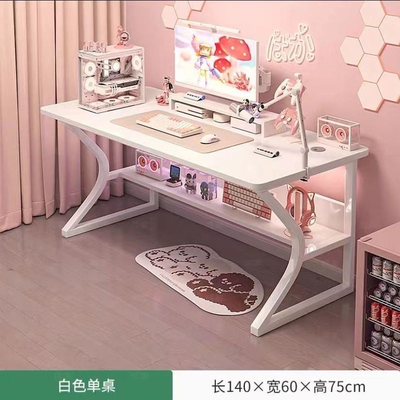 电脑桌台式家用电竞桌卧室加厚粗桌子工作台书桌学生学习桌办公桌|undefined