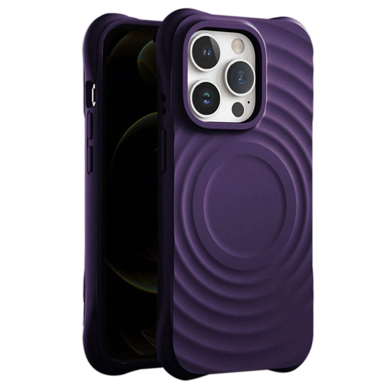Funda Magnética para iPhone 17 Pro Max / 13 de Silicona, Anticaídas y Antideslizante