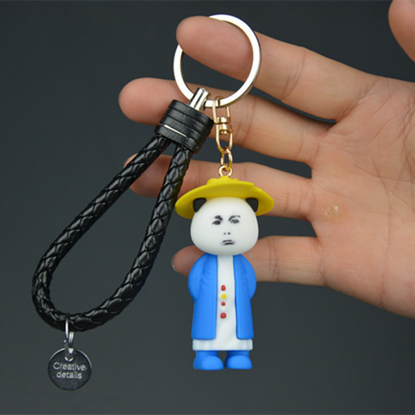 エビキーホルダー漫画ペンダント砂彫刻アニメーションフィギュアトレンディな車の装飾品人形おもちゃモデルアニメーション|undefined