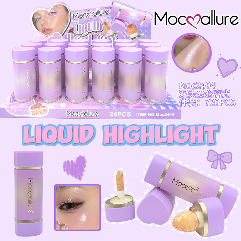 Líquido 2 en 1 de Doble Cabezal para Rubor y Brillo Labial de 6 Colores, Mate image 5
