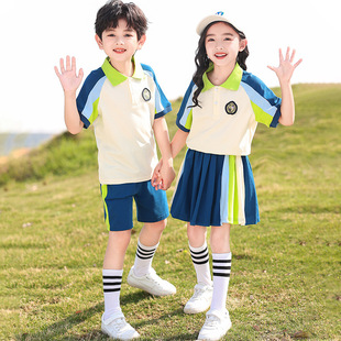 Kindergarten uniform summer primary school uniform children's class uniform suit spring and autumn suit games unified three-piece set