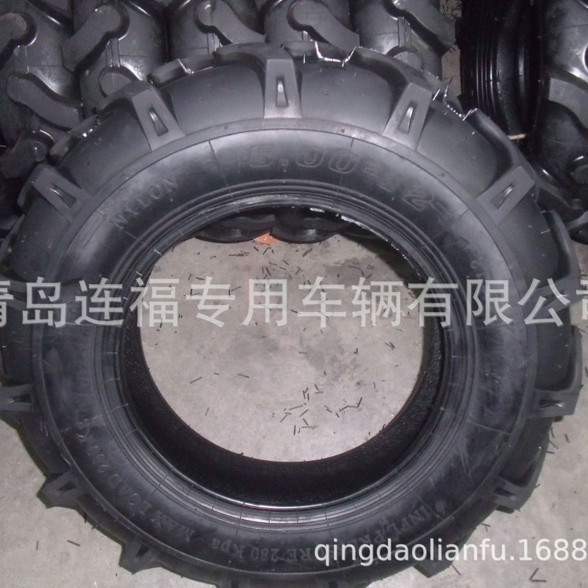 供应出口5.00-12微耕机外胎 人字花外胎 天然胶外胎 欢迎洽谈