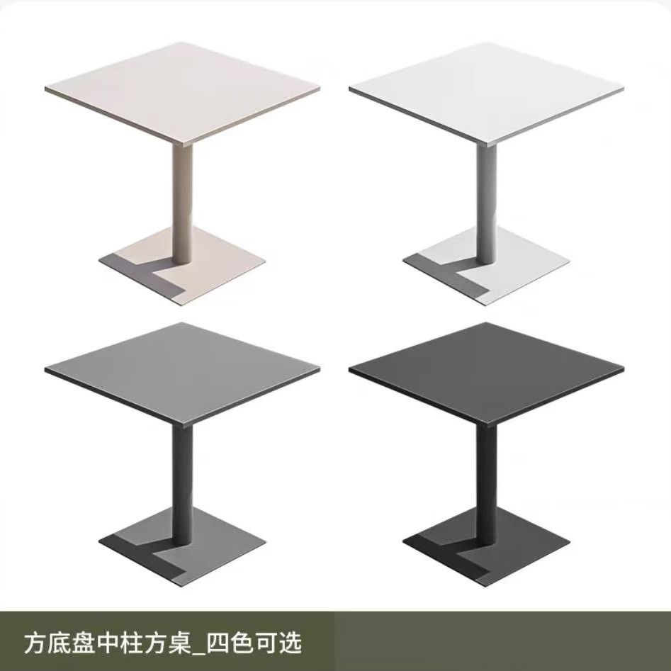 Mesa y silla al aire libre Combo Villa Jardín Nórdica Terraza Mesa Mesa de comedor Silla de comedor de cordón Diseñador de patio Mesa de balcón al aire libre