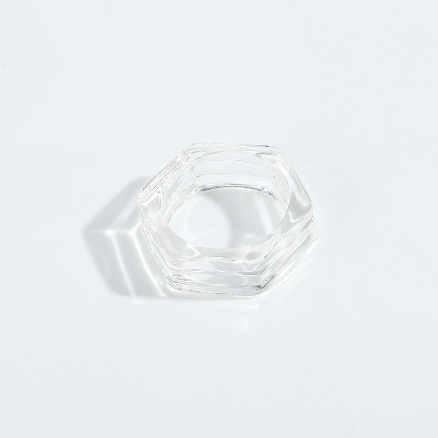 Korean Color Acrylic Resin Rhombus Ring display picture 39