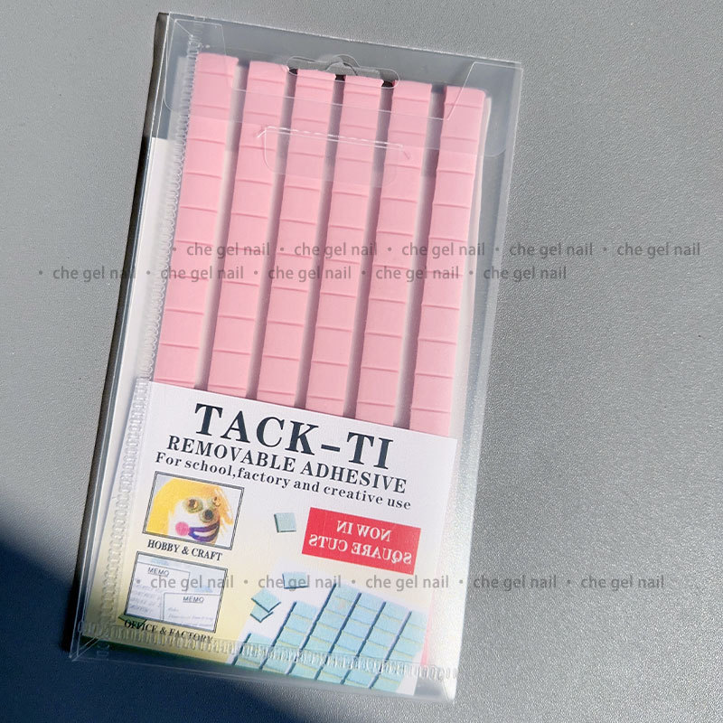 Cruz-frontera desgaste de uñas base de uñas de arcilla práctica herramienta de uñas Super pegajosa sin costura plastilina almohadilla de barro