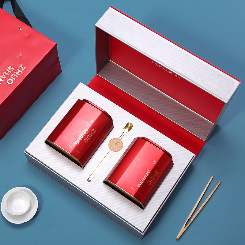 高档茶叶盒空礼盒半斤装古树红茶鸭屎香六堡茶通用包装盒空盒