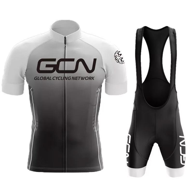 GCN Summer Men's and Women's Cycling Clothing Road Bike Mountain Bike Riding Equipment Quick-drying Breathable Short-sleeved suit