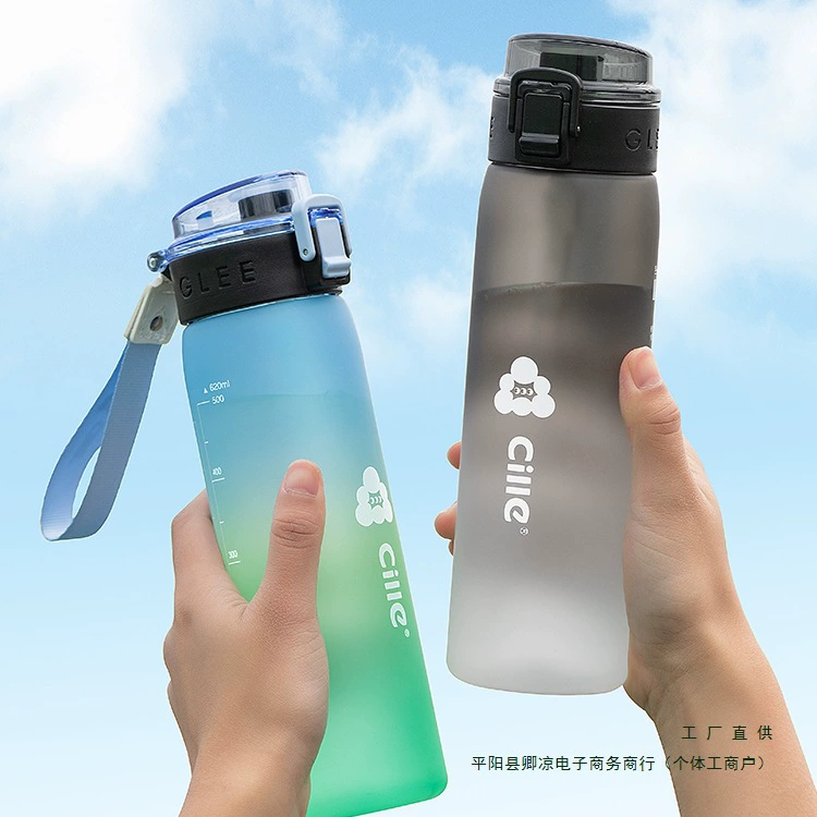 Большая бутылка для воды для мальчиков и девочек, школьников, спортивная бутылка для воды, летняя пластиковая кружка