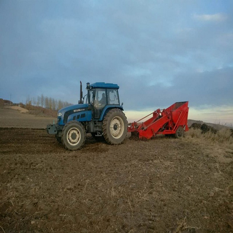 máquina de tracción de recolección de rocas de tierras agrícolas máquina de recolección de rocas de campo