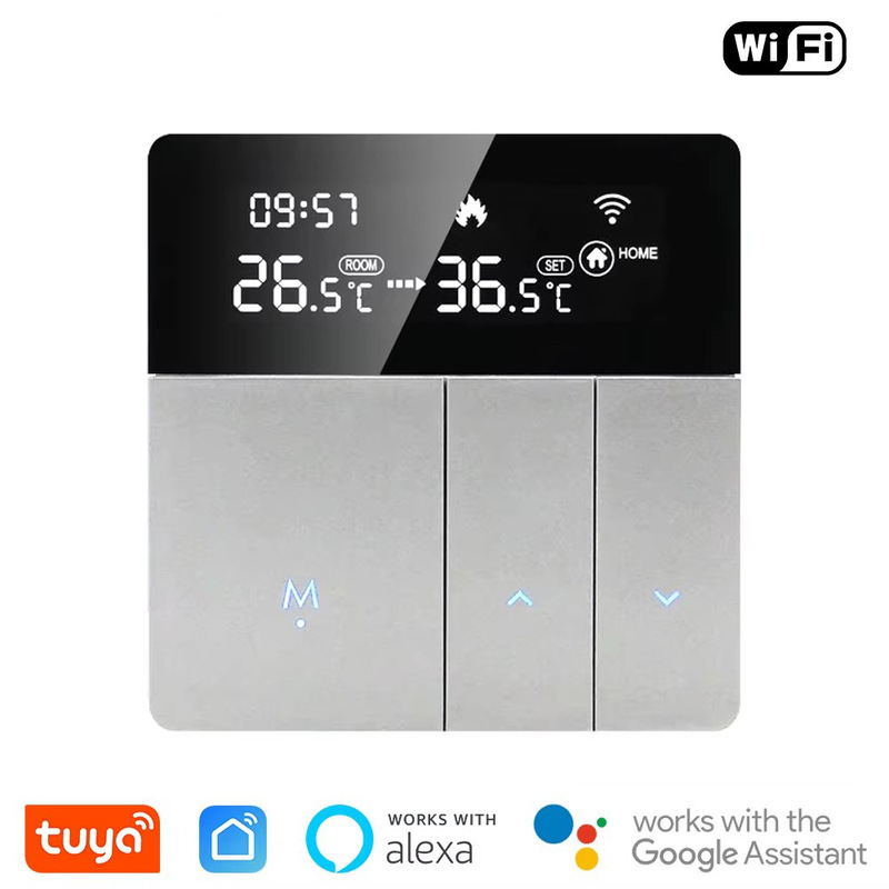 Tuya Wifi Thermostat for Water Heating, Electric Heating, Wall-Mounted Boiler, Heating Temperature Control Panel, Mobile App Control, Smart Control