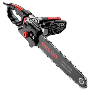 Delixi Electric Saw Household Multi-Functional Handheld Logging Saw High-Power Electric Chain Saw Woodworking Satchel Small Chain Saw