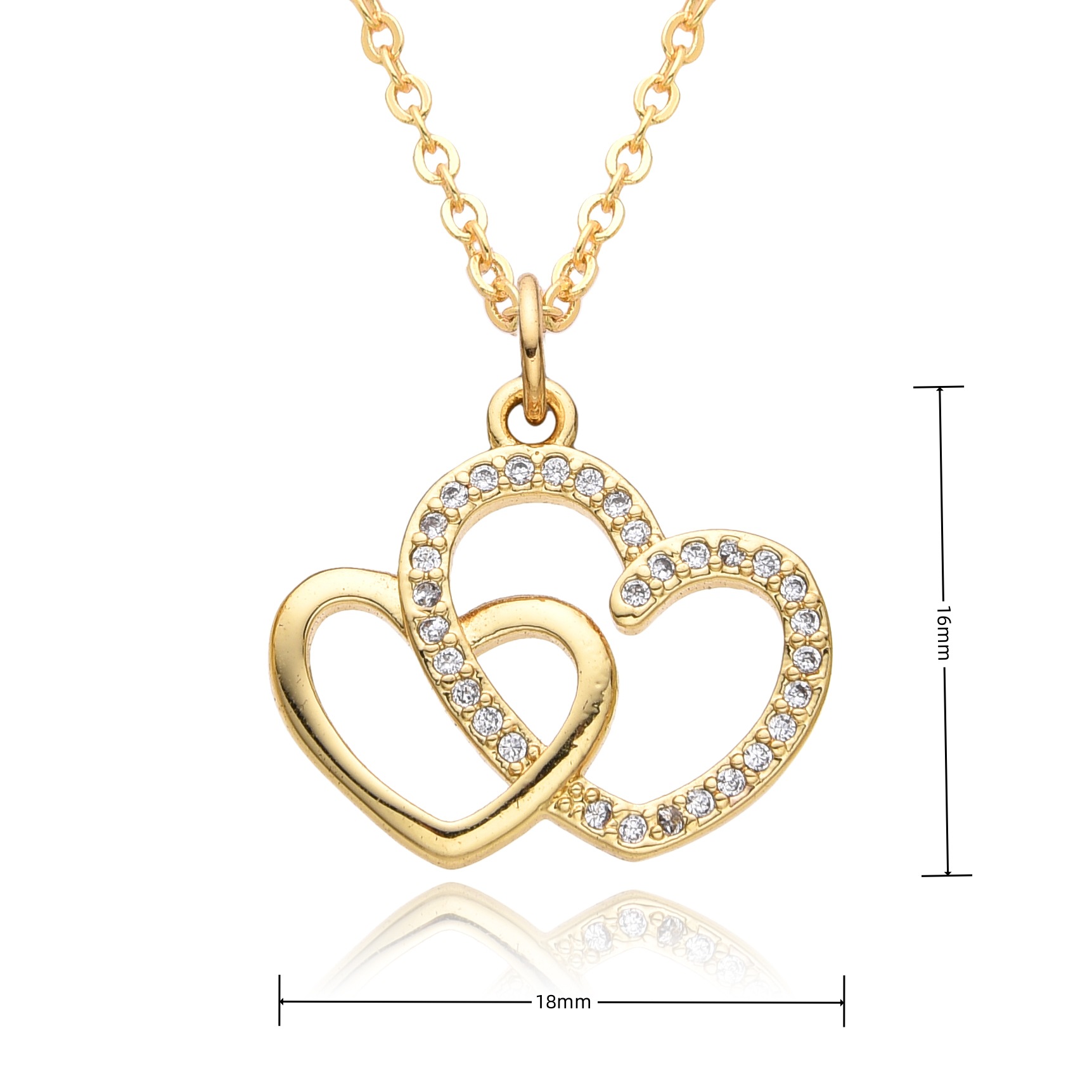 9g Weight Copper Pendant Material Zircon Inlay Material Pendant Necklace Classification Copper Chain Material 1 Piece Quantity Holiday, Date, Street Occasion Copper Material Heart Shape Pattern Women's Gender Inlay Design Simple Style, Classic Style Style Copper Inlay Heart Shape Zircon Pendant Necklace 15