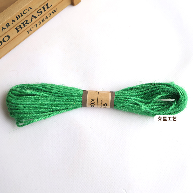 Cuerda de cáñamo de color 10 m foto pared cuerda especial DIY cuerda de cáñamo tejida a mano botella de vidrio vinculante cuerda decorativa