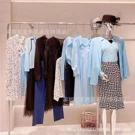 艺素国际撤柜2024春装轻奢轻熟风衣外套连衣裙套装上衣裤裙系列货