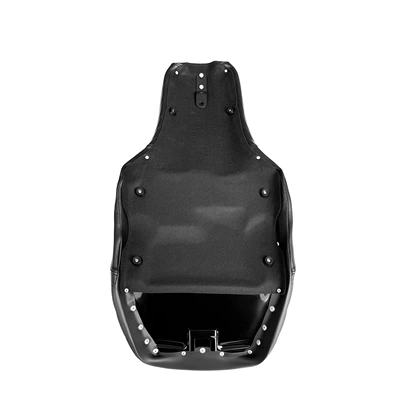 step-up seat cushion in black, Motorcycle cushion