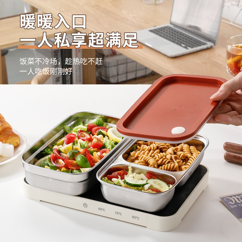 批发2025新款暖菜板小型恒温加热垫办公室热饭神器保温垫加热饭盒|undefined