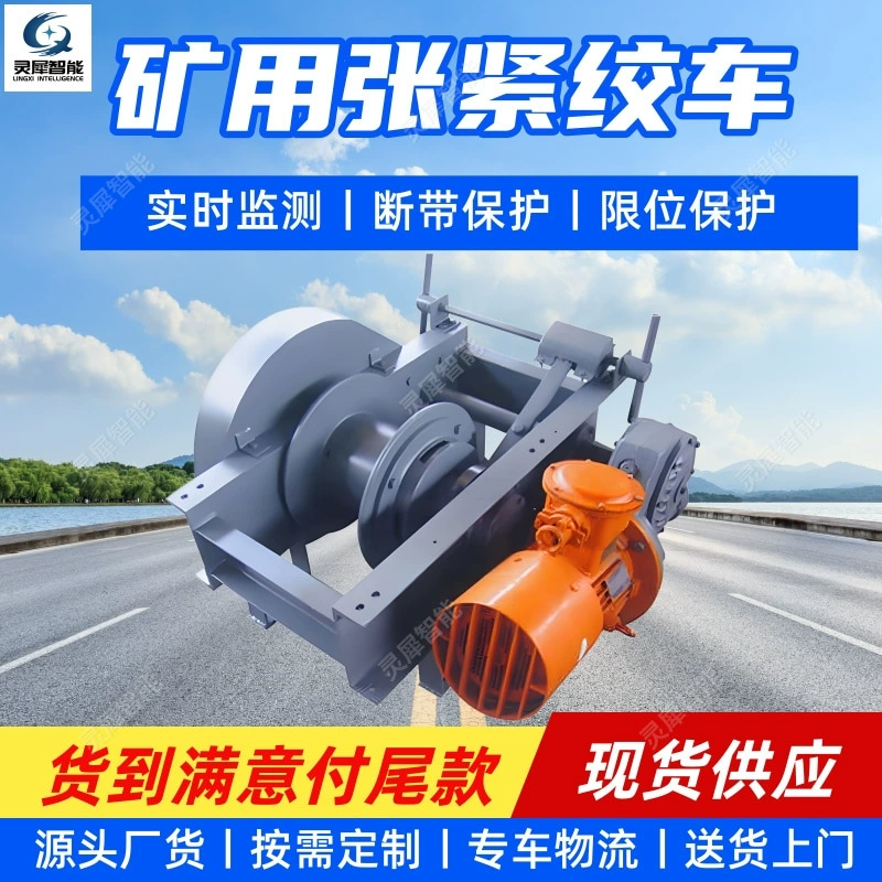 Лебедка с регулируемым натяжением по запросу. Лебедка с лёгким техническим обслуживанием. Лебедка для горных работ с высокой эффективностью передачи.