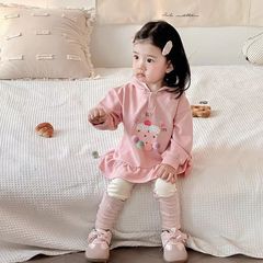 小咸柠女宝宝套装2025秋季新款女宝卫衣两件套儿童春秋衣服童装潮