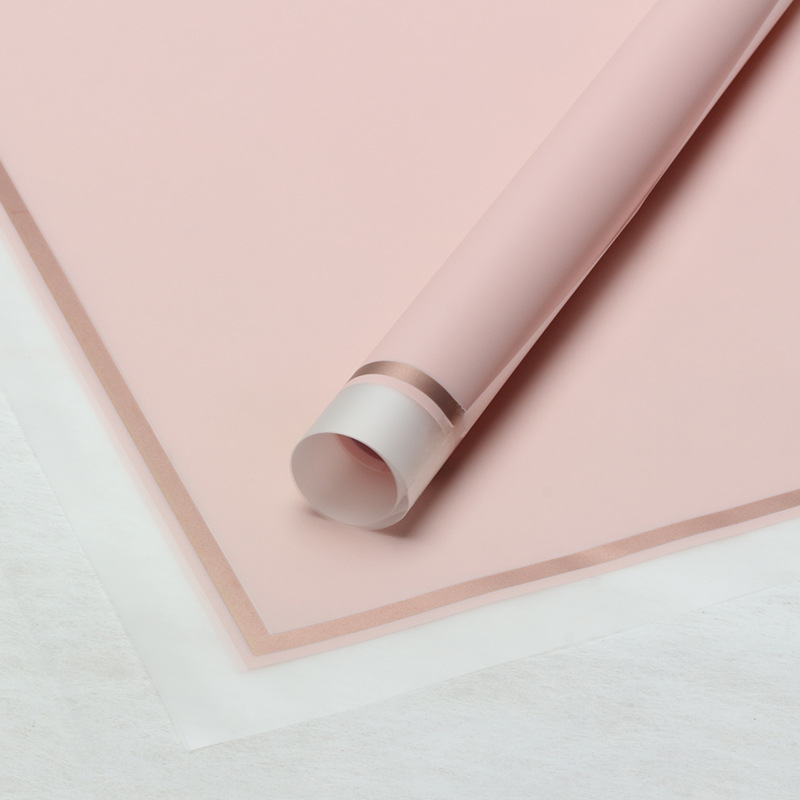 Huaxi transfronterizo Han Bundle de papel volador de película de gel de envoltura de flores impermeable florista suministros de flores papel de envoltura de ramo
