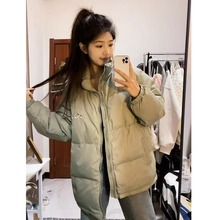 冬季美式复古加厚保暖棉衣棉服女面包服情侣宽松立领棉袄外套防风
