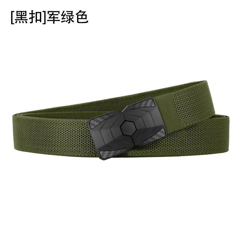 【新たなアップグレード】高弾力ゴム編みベルトは、男性と女性の同じ戦術ベルトを裁断することができます。